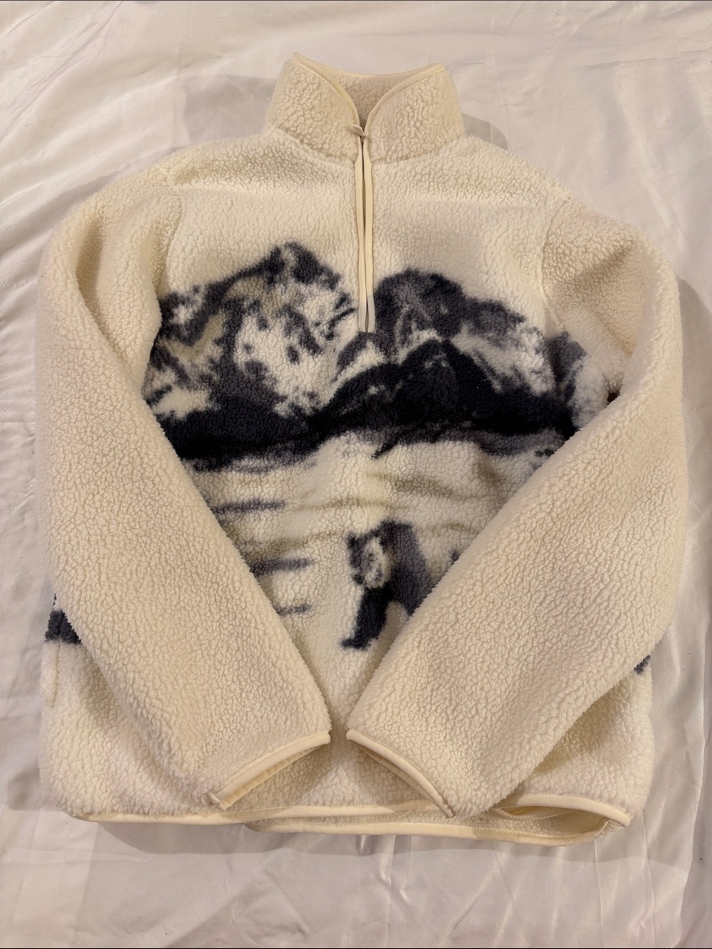 Old Navy Polar Bear Sherpa Quarter Zip